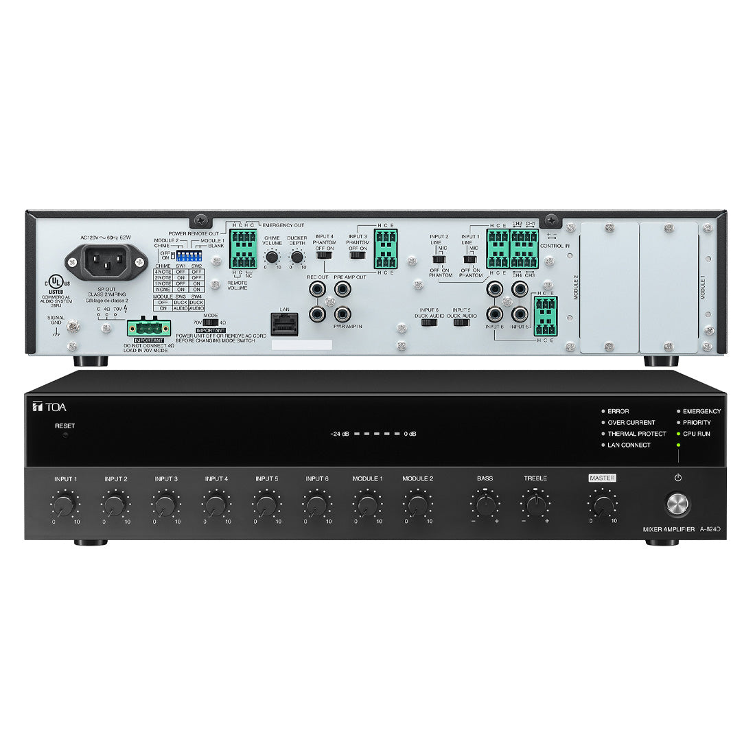 TOA A-824D Digital Mixer Amplifier