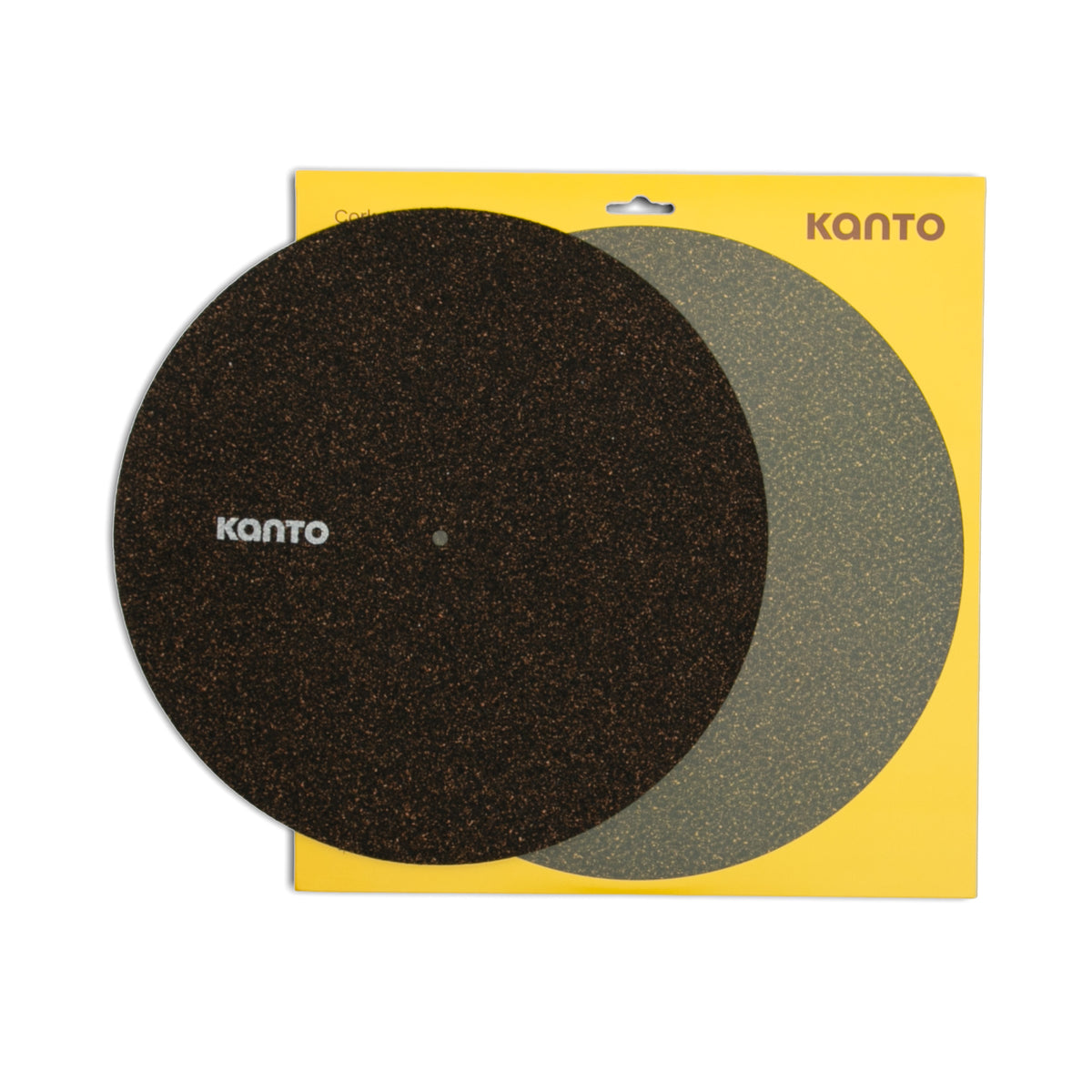 Kanto TT-CRM Cork & Rubber Turntable Mat with Anti-Static Design - Black