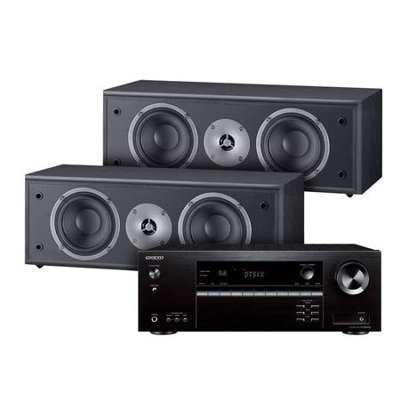 Onkyo TX-NR5100 7.2 Channel Network A/V Receiver | Magnat MSC252B Center Channel Speaker Bundle