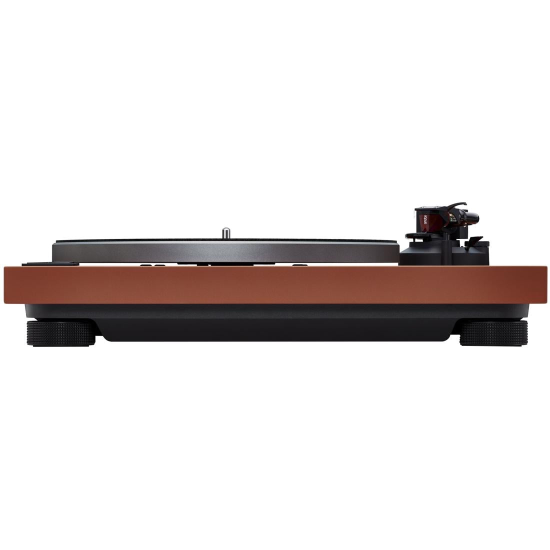 Technics SL-50C in Terracotta Brown from side
