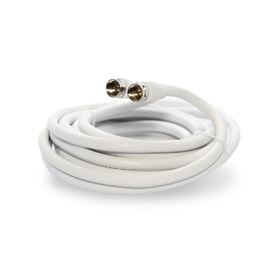 UltraLink UHRG66C 6″ RG6 Coaxial Cable W/F Connector White