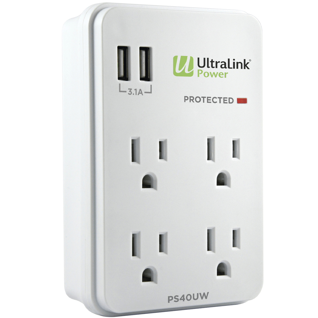 Ultralink PS40UW Surge Protector White