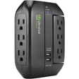 Ultralink PSV100 Multimedia Surge Protector – Black