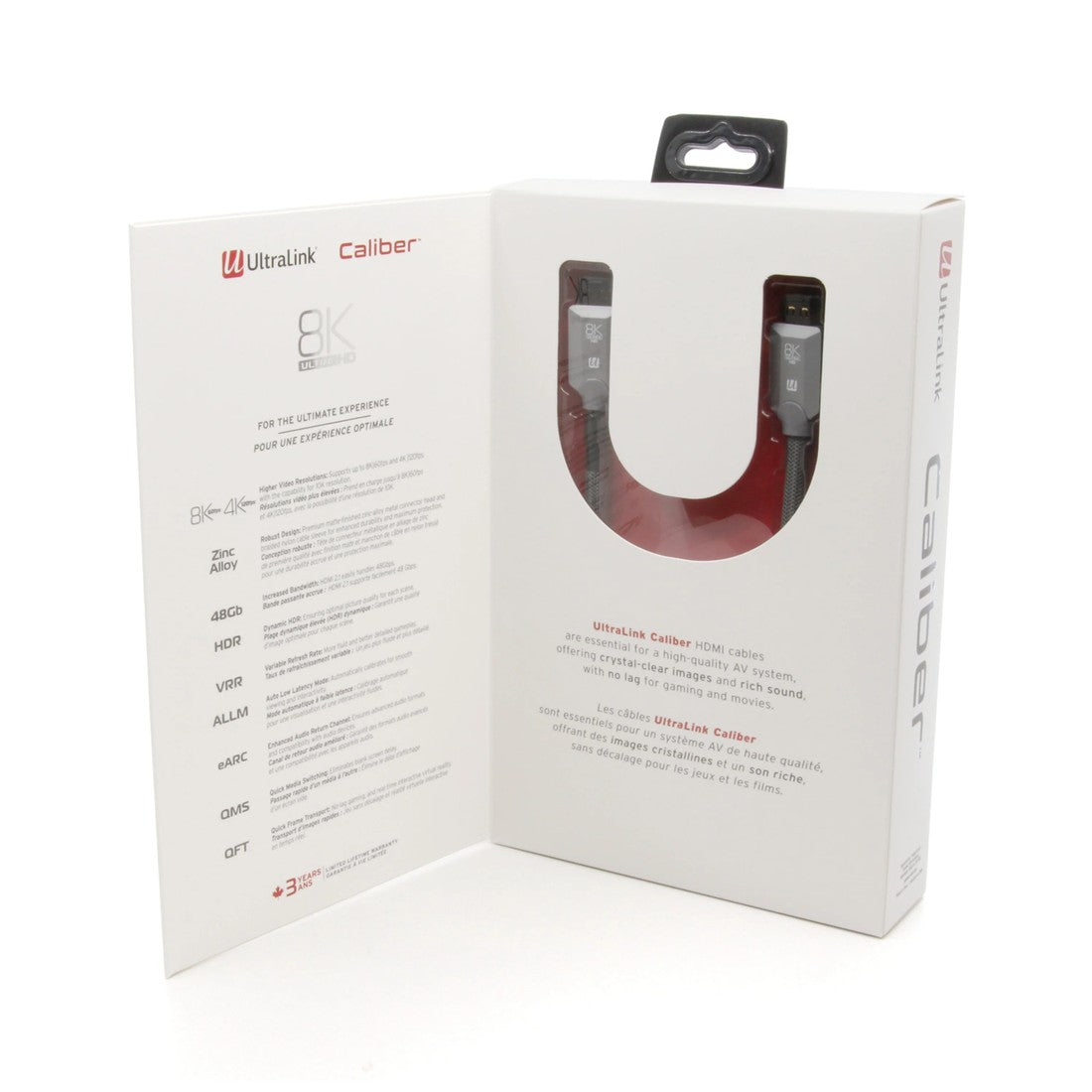 Ultralink ULC8C Caliber 8K Ultra High Speed HDMI Cable