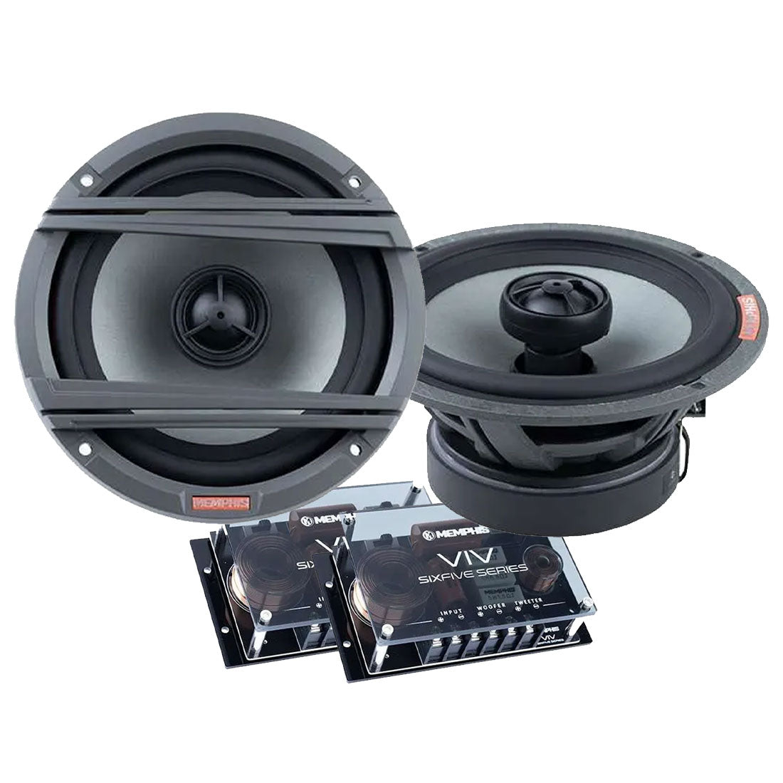 Memphis Audio VIV60V2 6.5" Six Five Series Coaxial Speakers (VIV60V2)