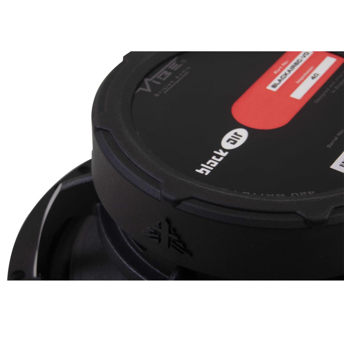 Vibe Audio BA6C-V0 Black Air Pro Series 6" Component Speaker System