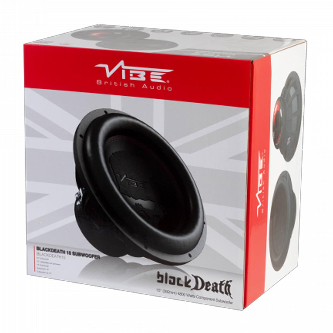 Vibe Audio BD15D2SPL-V3 BlackDeath Series 15" DVC Street Bass Subwoofer