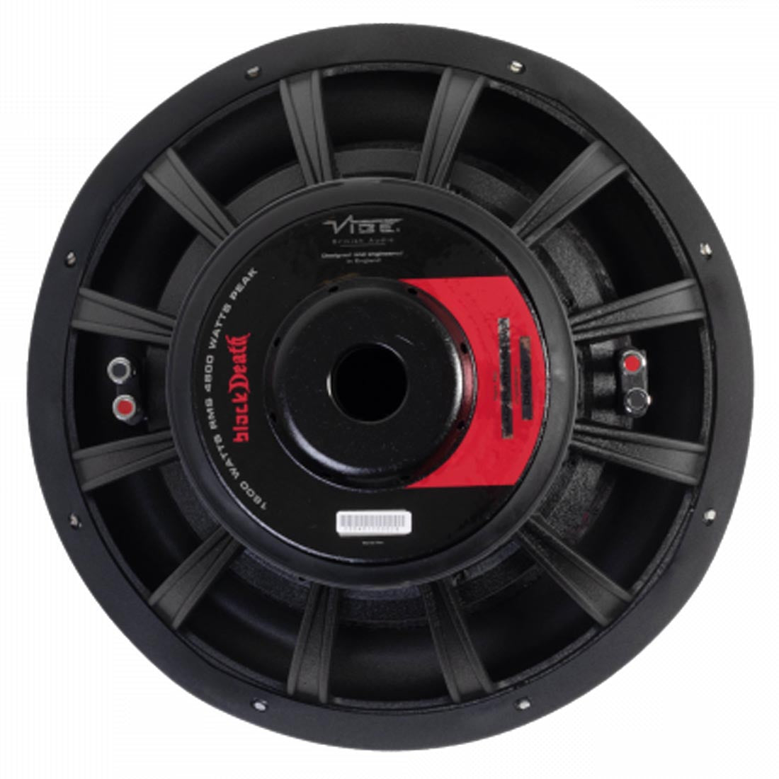 Vibe Audio BD15D2SPL-V3 BlackDeath Series 15" DVC Street Bass Subwoofer