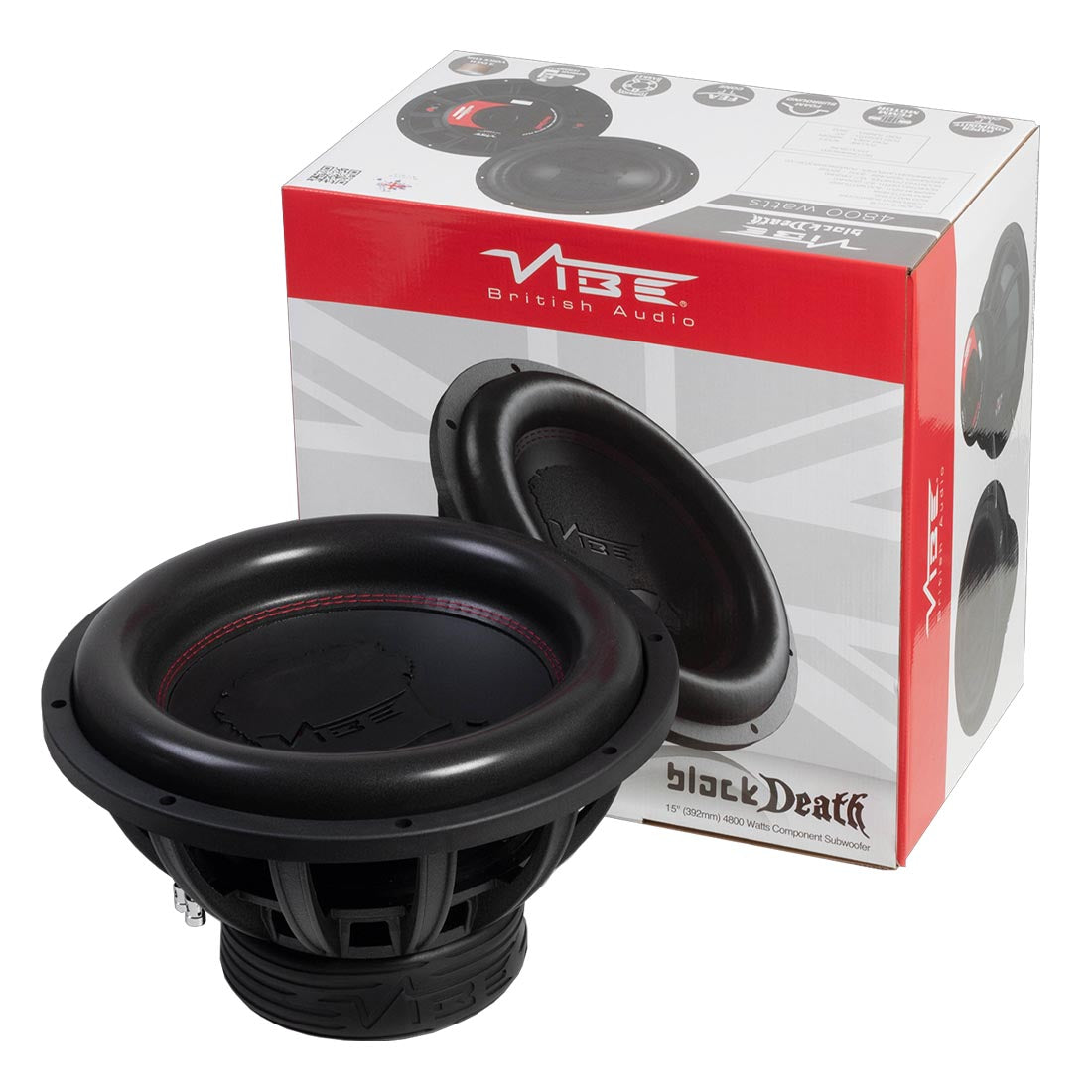 Vibe Audio BD15D4-V3 BlackDeath Series 15" DVC Street Bass Subwoofer