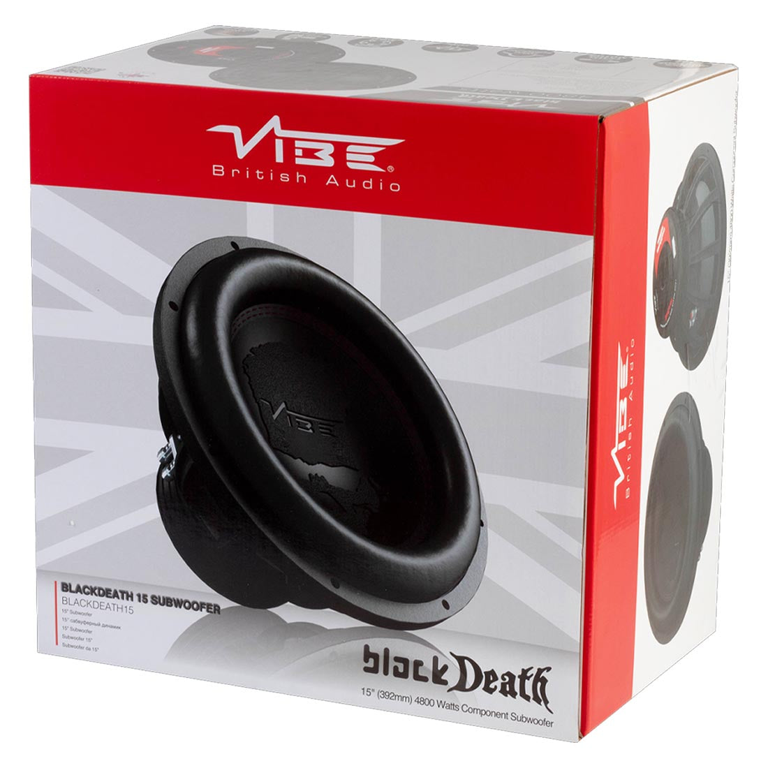 Vibe Audio BD15D4-V3 BlackDeath Series 15" DVC Street Bass Subwoofer