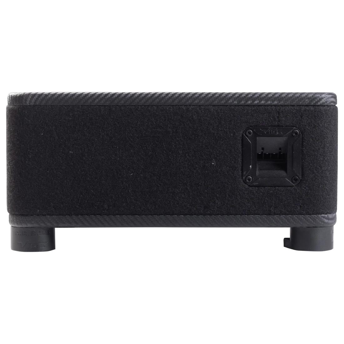 Vibe Audio BASB10-V4 Black Air 10" Shallow Active Loaded Subwoofer Enclosure - Each (BASB10V4)