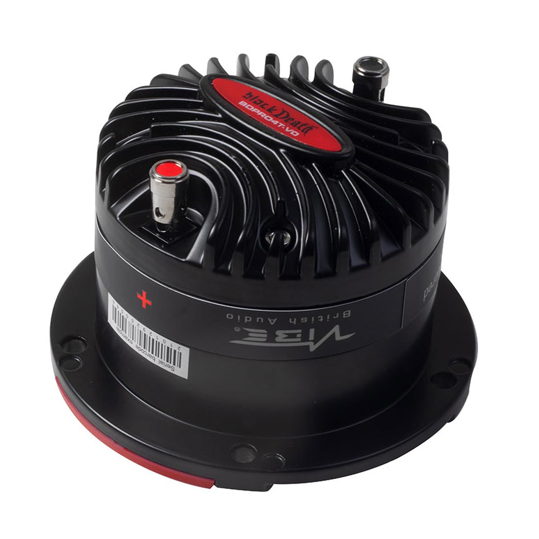 Vibe Audio BDPRO4T-V0 BlackDeath Series 4.5" Compression Horn Driver - Each