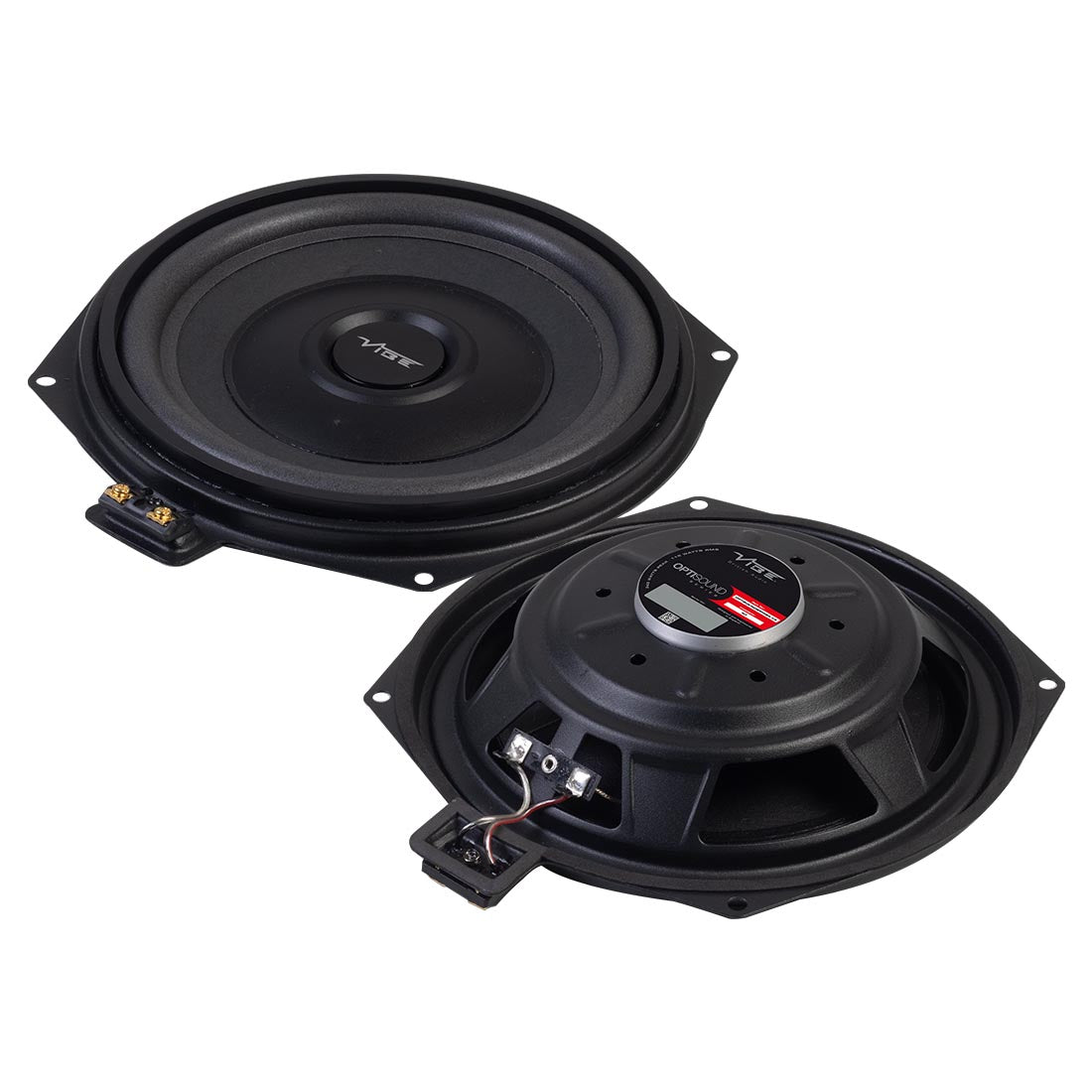 Vibe Optisound OS-BMW82V3 OEM 8" 2-Ohm Underseat Subwoofers for Select BMWs – Pair