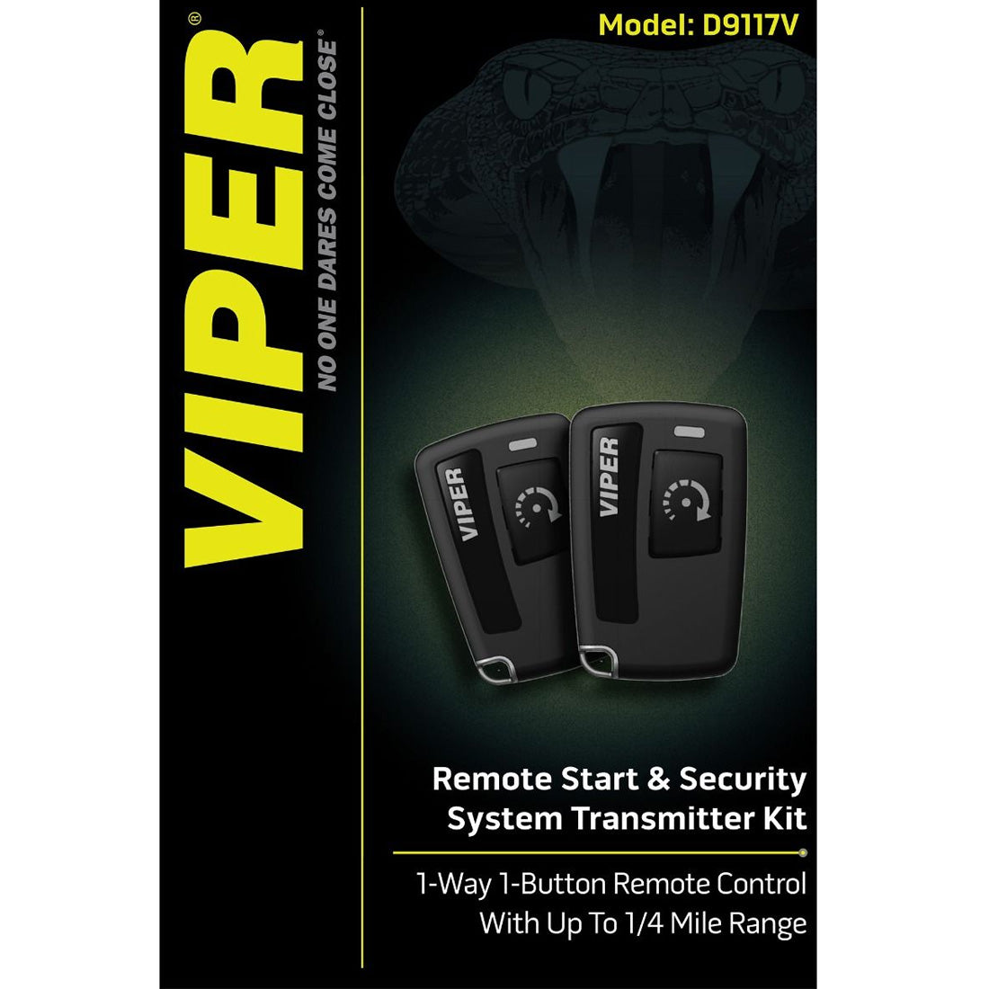 Viper D9117V 1-Button 1-Way Remote Start & Security System Transmitter