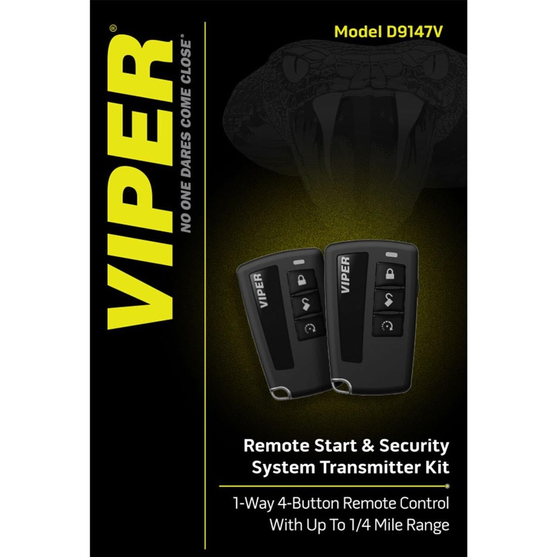 Viper D9147V 1-Way 4-Button Remote Start & Security Transmitter Kit