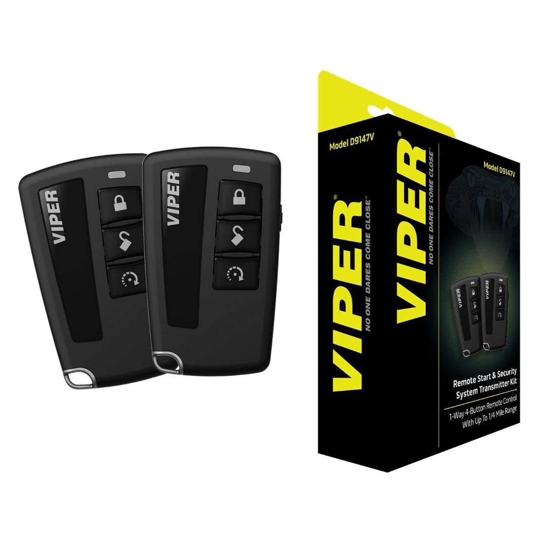 Viper D9147V 1-Way 4-Button Remote Start & Security Transmitter Kit