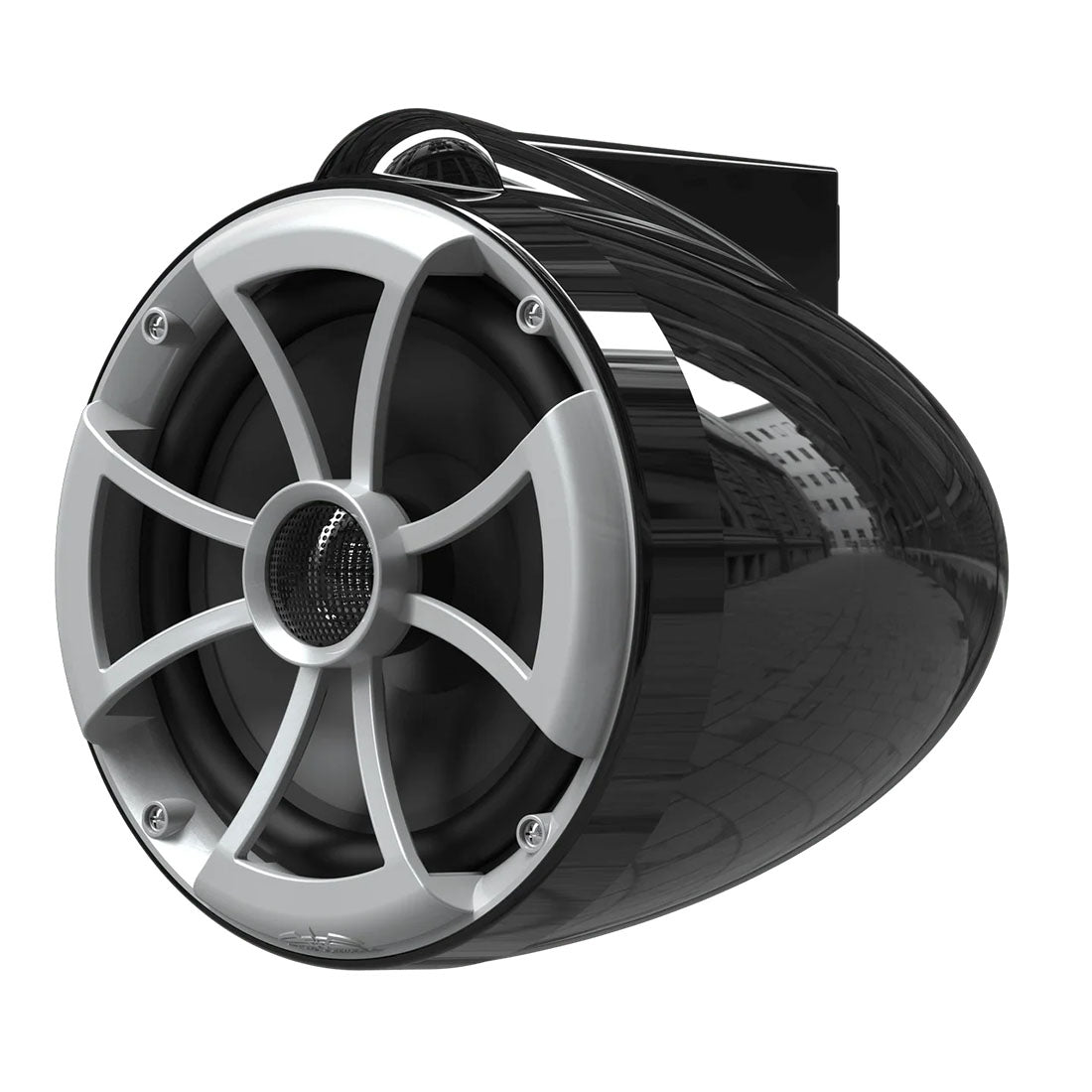 Wet Sounds ICON8B-SCV2 8" Marine Speakers with Swivel Clamp - Black - Pair