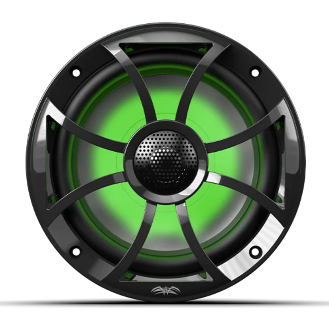 Wet Sounds RECON6-BGRGB 6.5" Marine Speakers with RBG LED Lighting - Black - Pair
