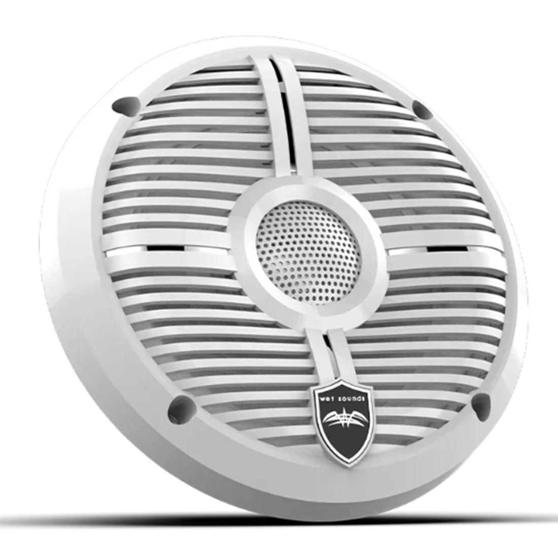 Wet Sounds RECON6XW-WRGB 6.5" Marine Speakers with RBG LED Lights - White - Pair