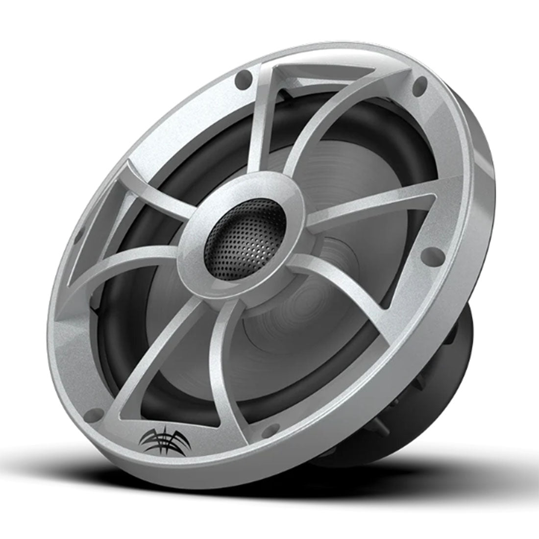 Wet Sounds RECON8-SRGB 8" Marine RGB Speakers with Silver Grilles - Pair