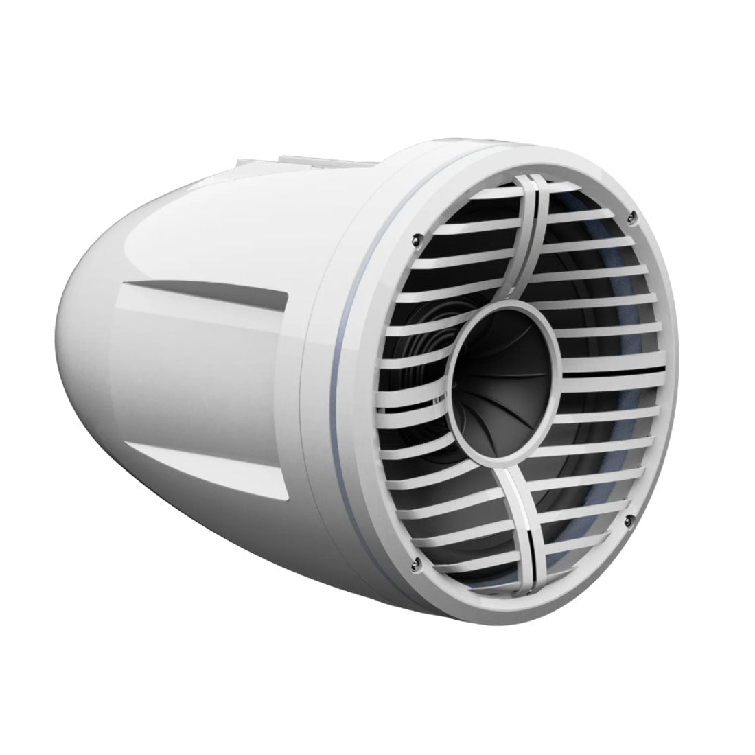 Wet Sounds REV10HD-W 10" Marine Tower Speakers with RBG LED Lights - White - Pair