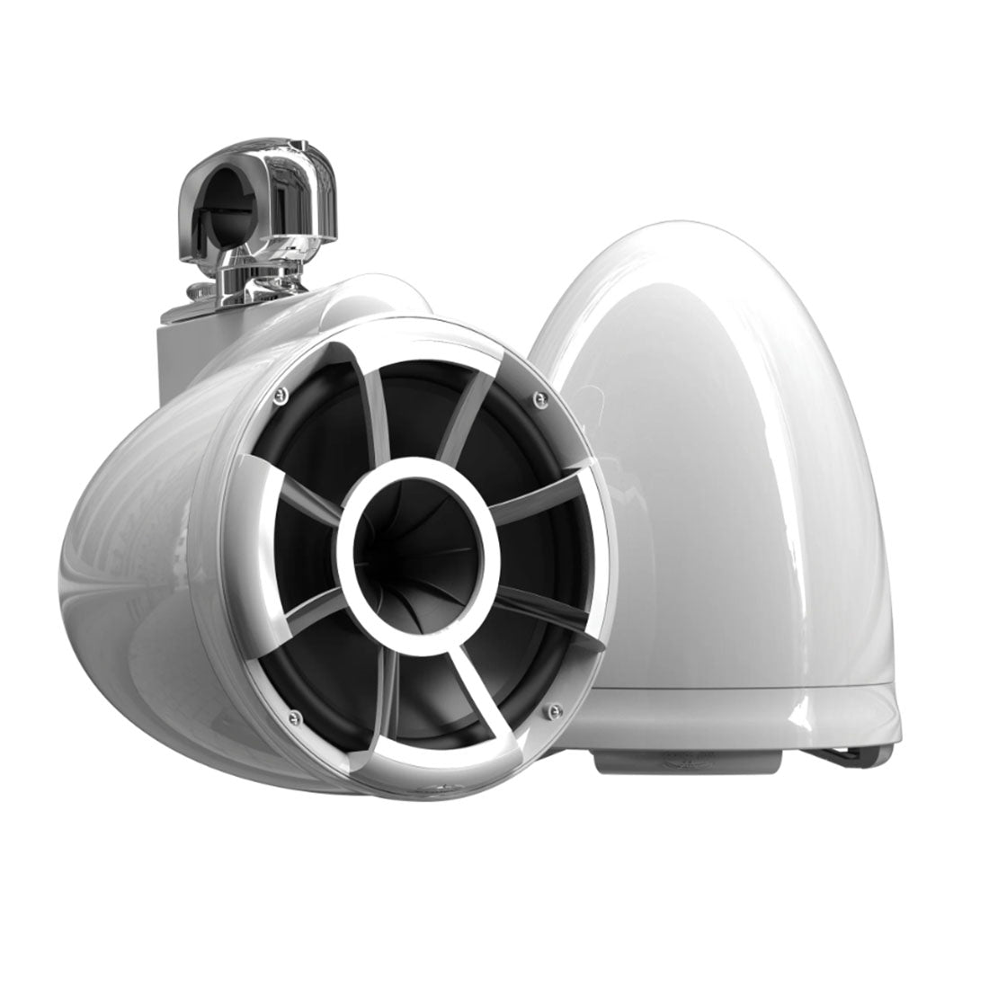 Wet Sounds REV10W-XV2 10" Marine Tower Speakers - White - Pair