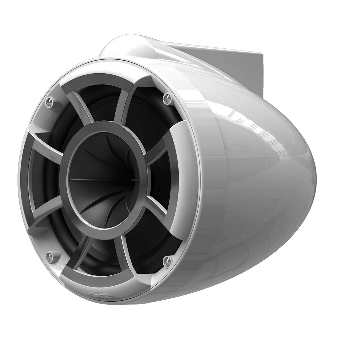 Wet Sounds REV8W-SCV2 8" Marine Tower Speakers with Swivel Clamp - White - Pair