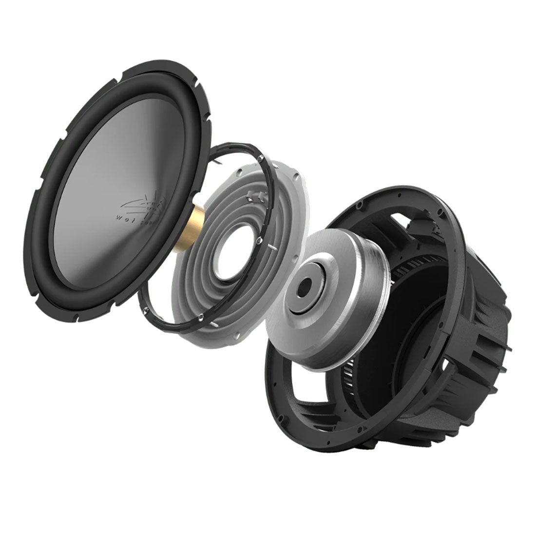 Wet Sounds REVO12HPS4V3 12" 4-Ohm Marine Subwoofer - Black - Each