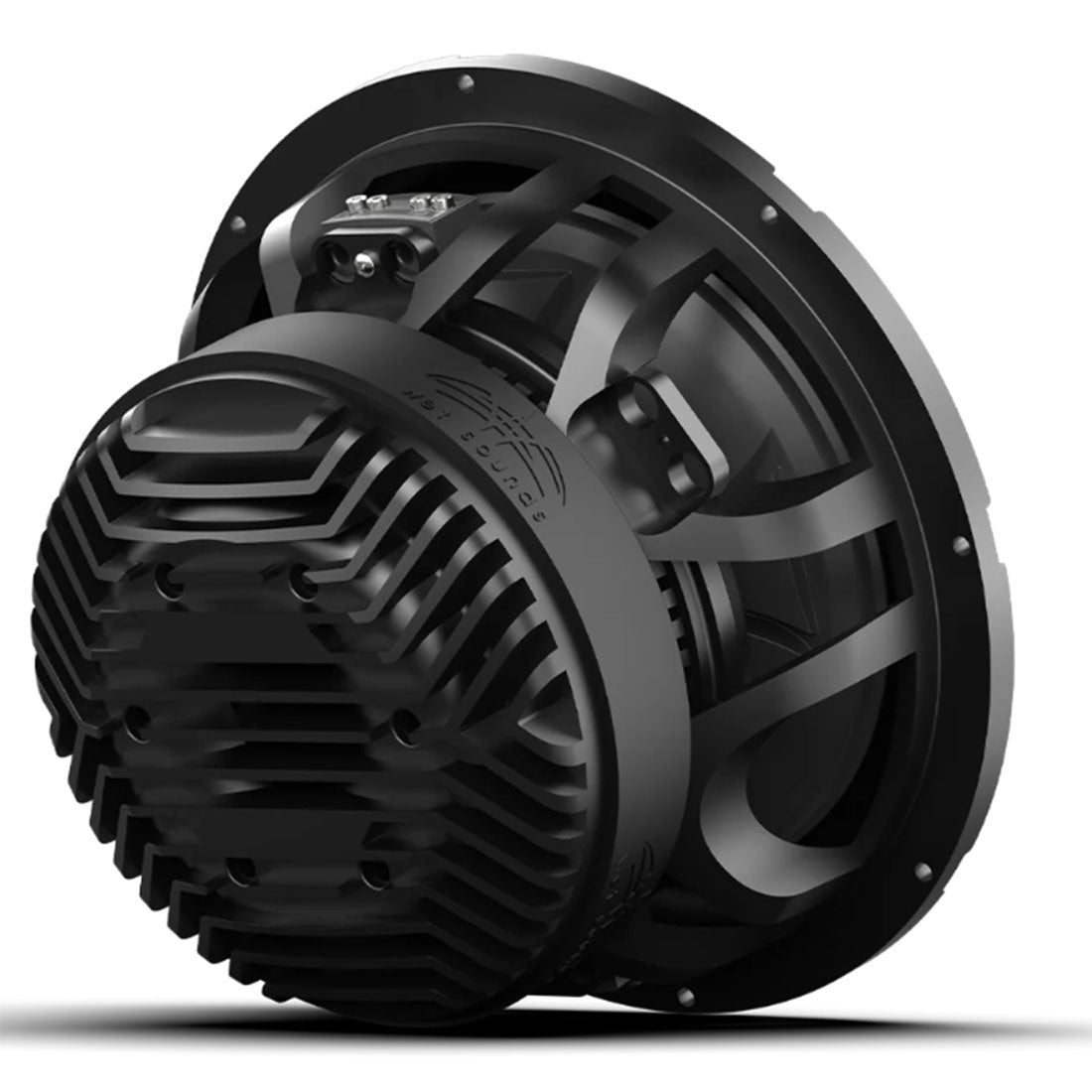 Wet Sounds REVO12XXXV4-B 12" Dual 2-Ohm Marine Subwoofer - Black - Each