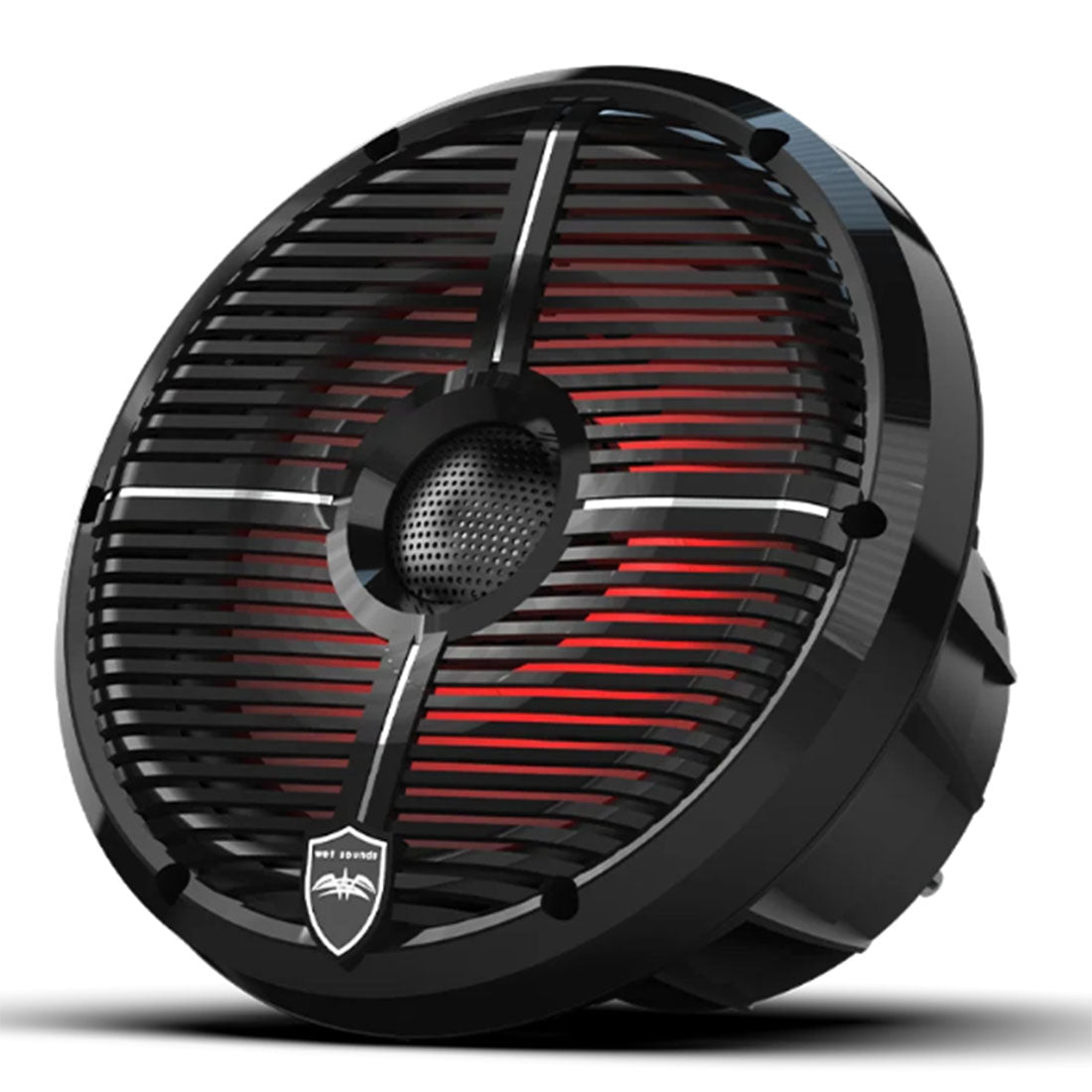 Wet Sounds REVO8-XW-BV3 8" Marine Speakers with RBG LED Lights - Black - Pair