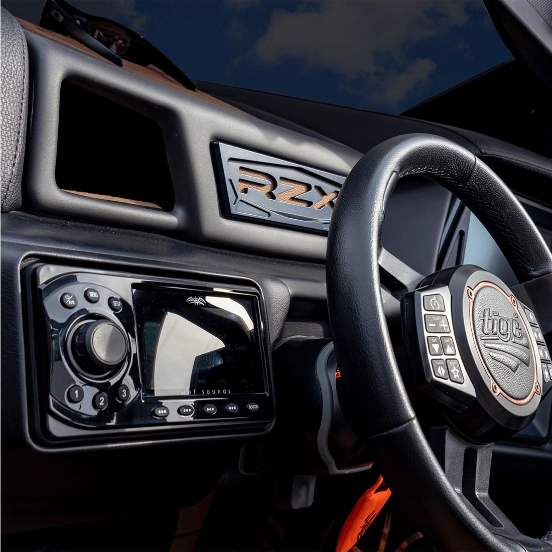 Wet Sounds WS-MC-1 Hideaway 4 Zone Bluetooth Marine Media Center
