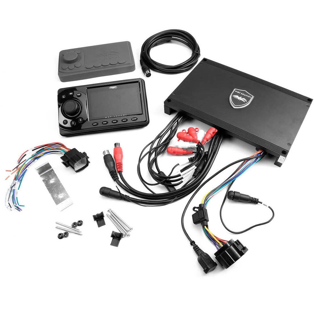 Wet Sounds WS-MC-1 Hideaway 4 Zone Bluetooth Marine Media Center