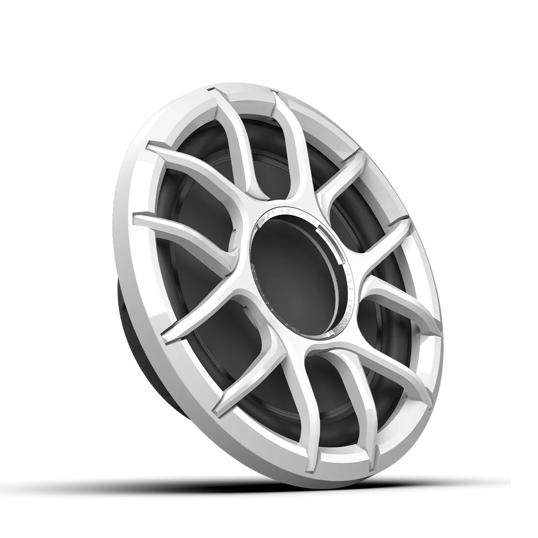 Wet Sounds ZERO12S4XZ-W 12" 4-Ohm Shallow Mount Marine Subwoofer - White - Each