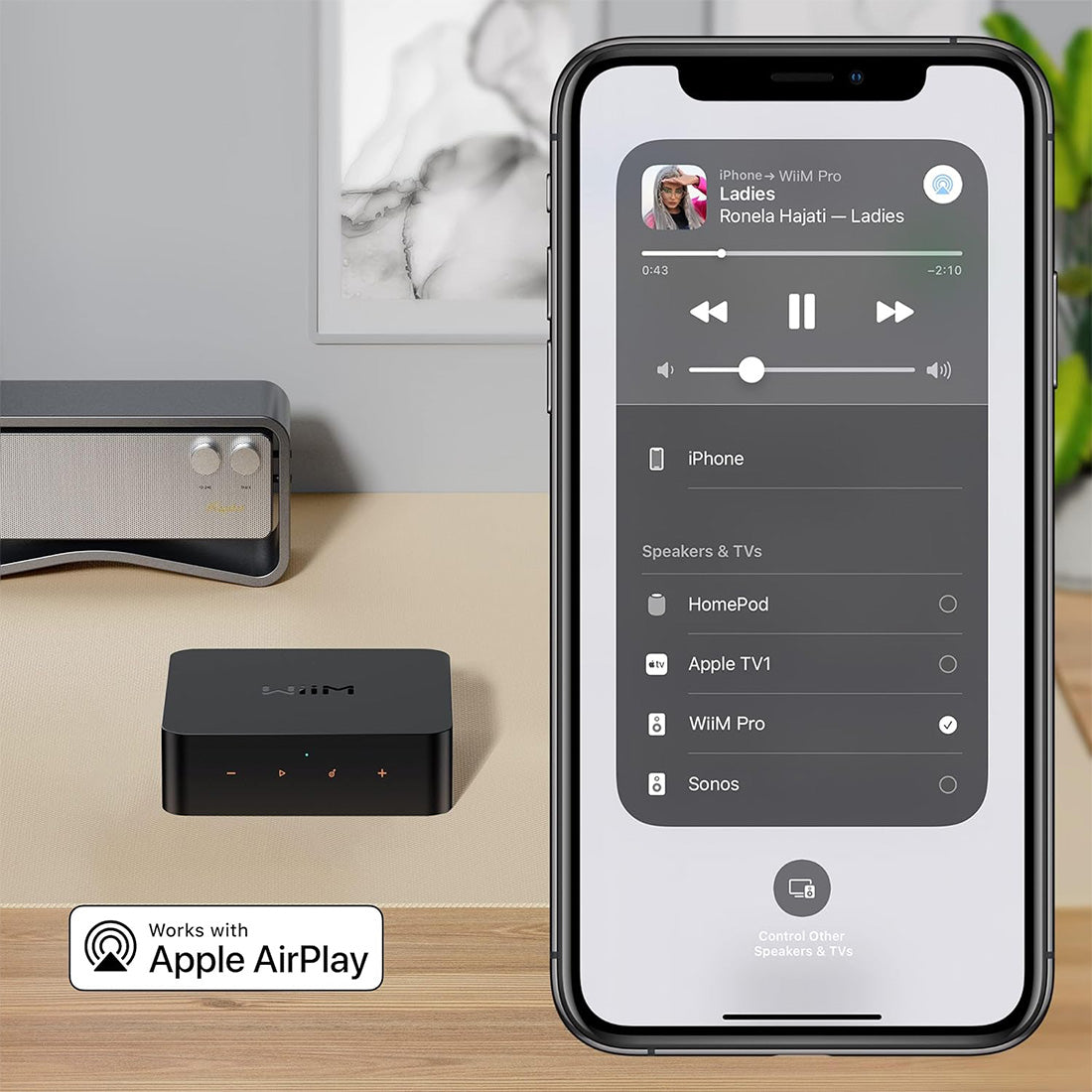 WiiM Pro: AirPlay 2 Receiver, Chromecast Audio, WiFi Multiroom Streamer