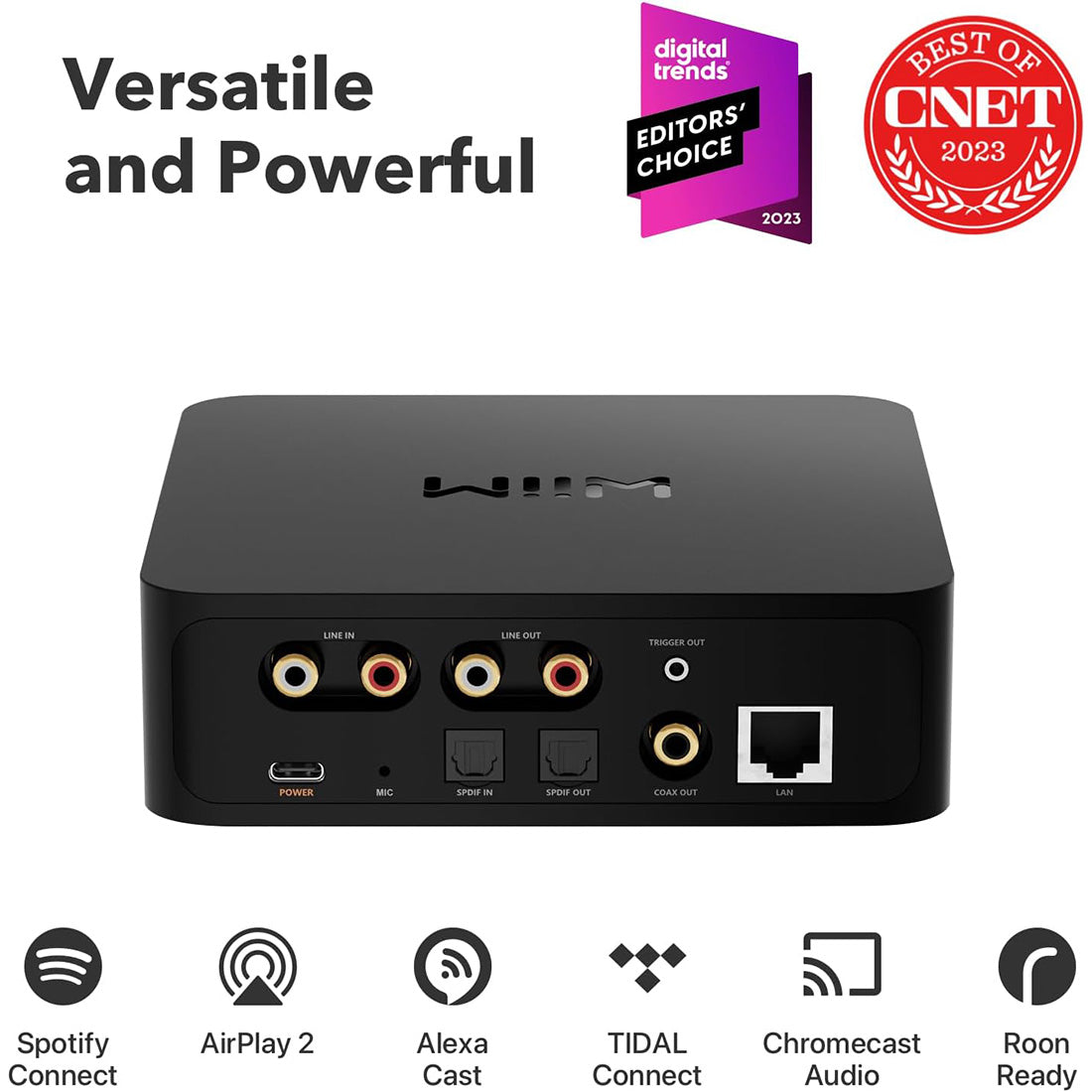 WiiM Pro: AirPlay 2 Receiver, Chromecast Audio, WiFi Multiroom Streamer