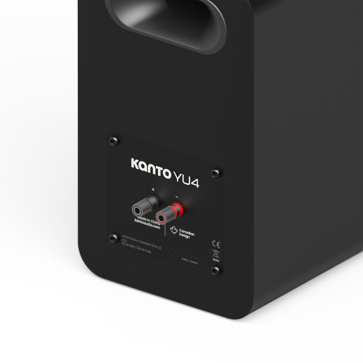 Kanto YU4 Passive (2nd Gen) Bookshelf Speakers With 4" Woofer - Pair