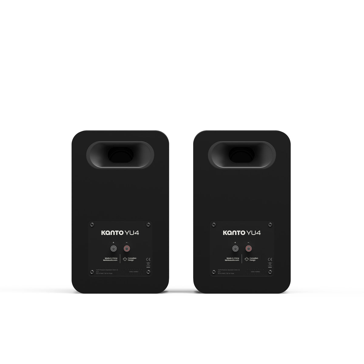 Kanto YU4 Passive (2nd Gen) Bookshelf Speakers With 4" Woofer - Pair