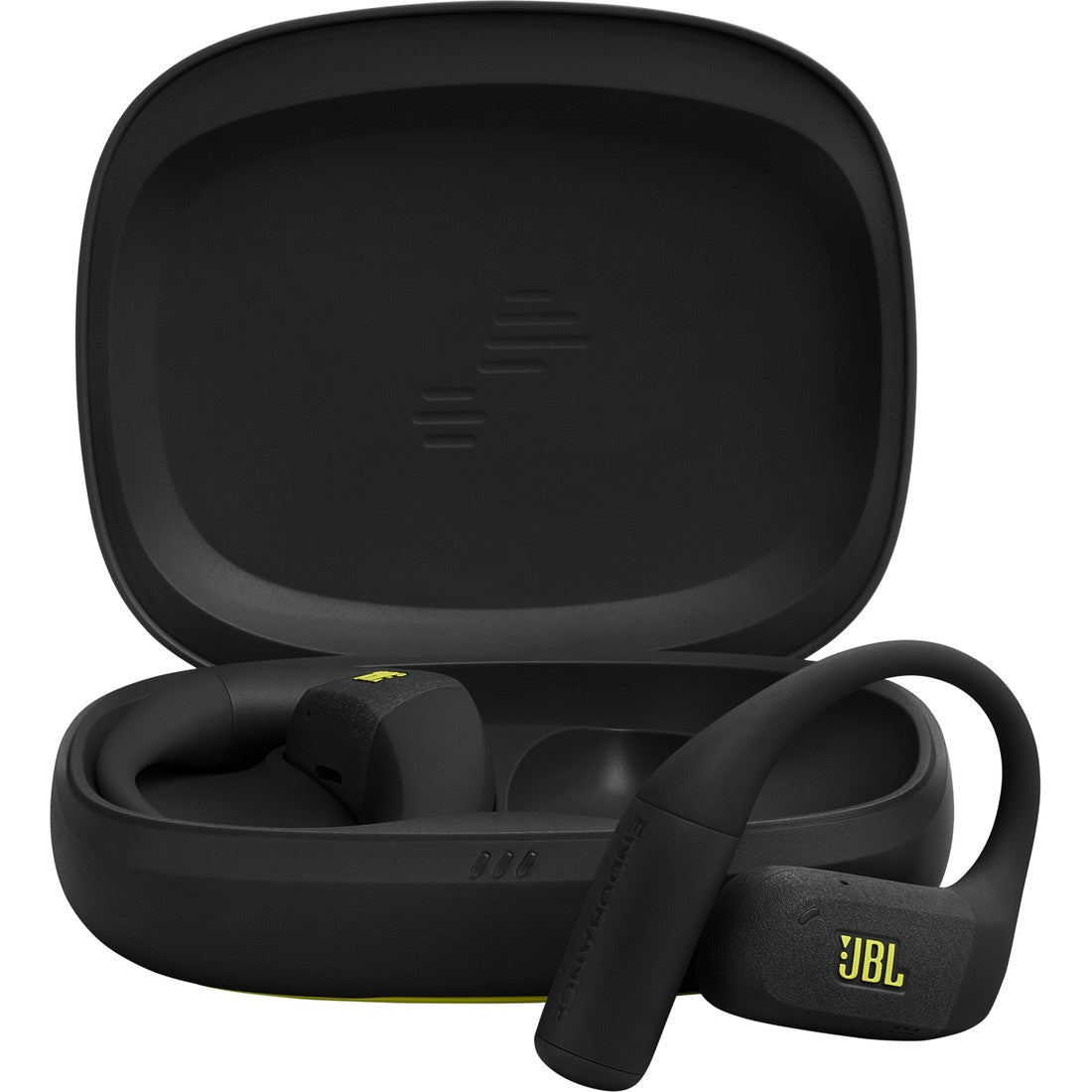 JBL Endurance Zone - Black / Lime - True Wireless open-ear sport headphones - Hero