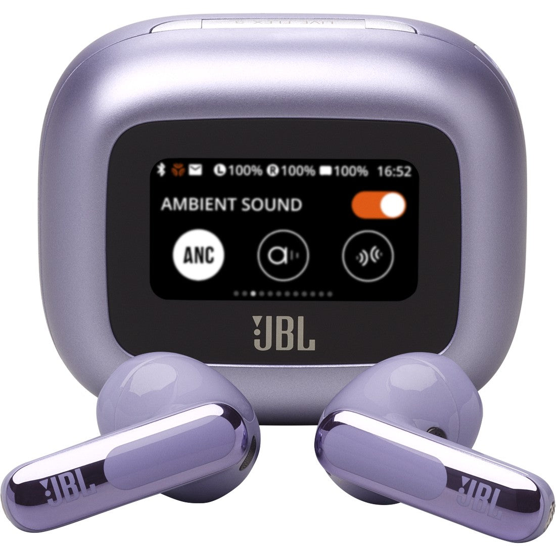 JBL Live Flex 3 - Purple - True wireless noise-cancelling open-stick earbuds - Hero