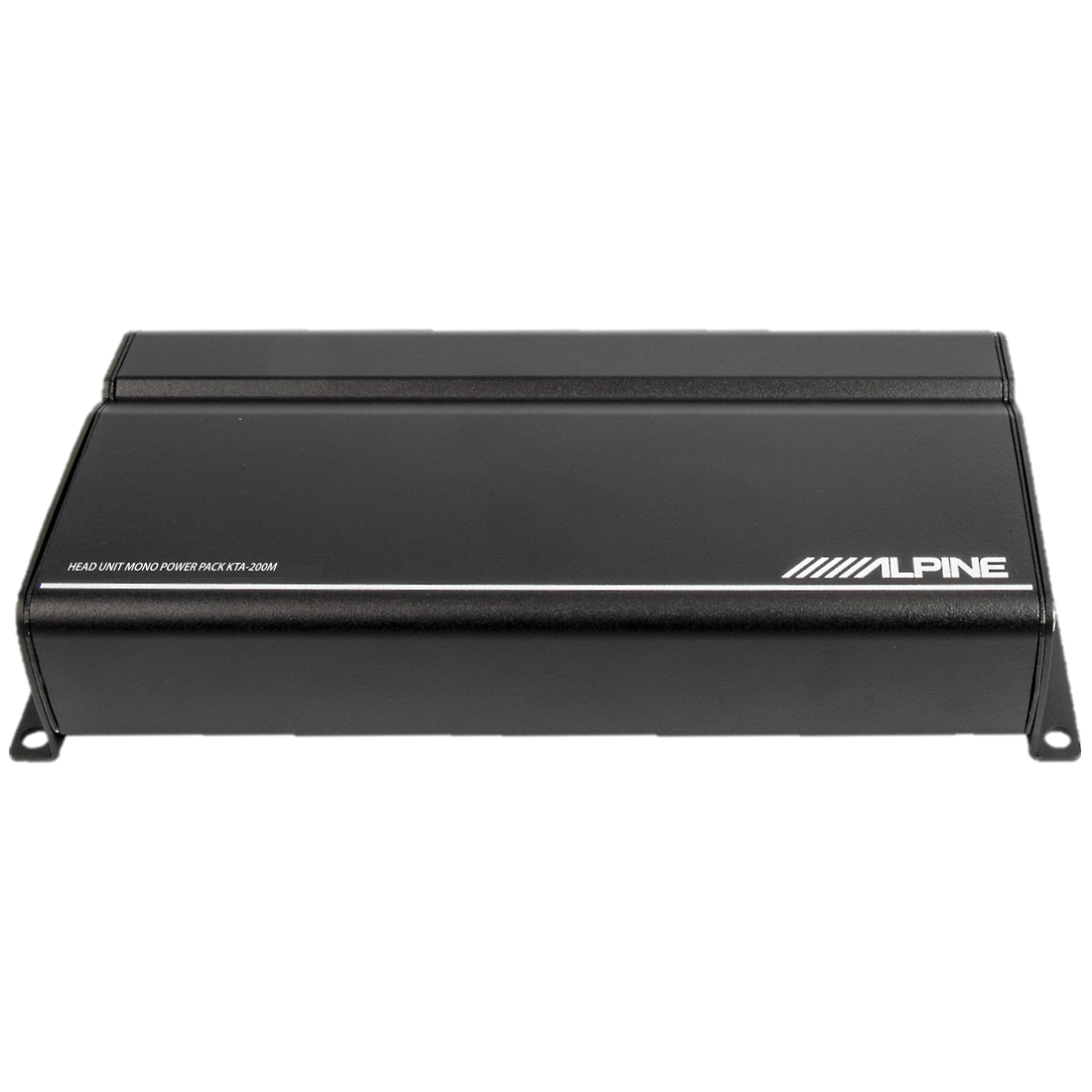 Alpine KTA-200M Mono 4 Power Pack Amplifier with PowerStack | RUX-KNOB.2 Remote Bass Level Control - Bundle