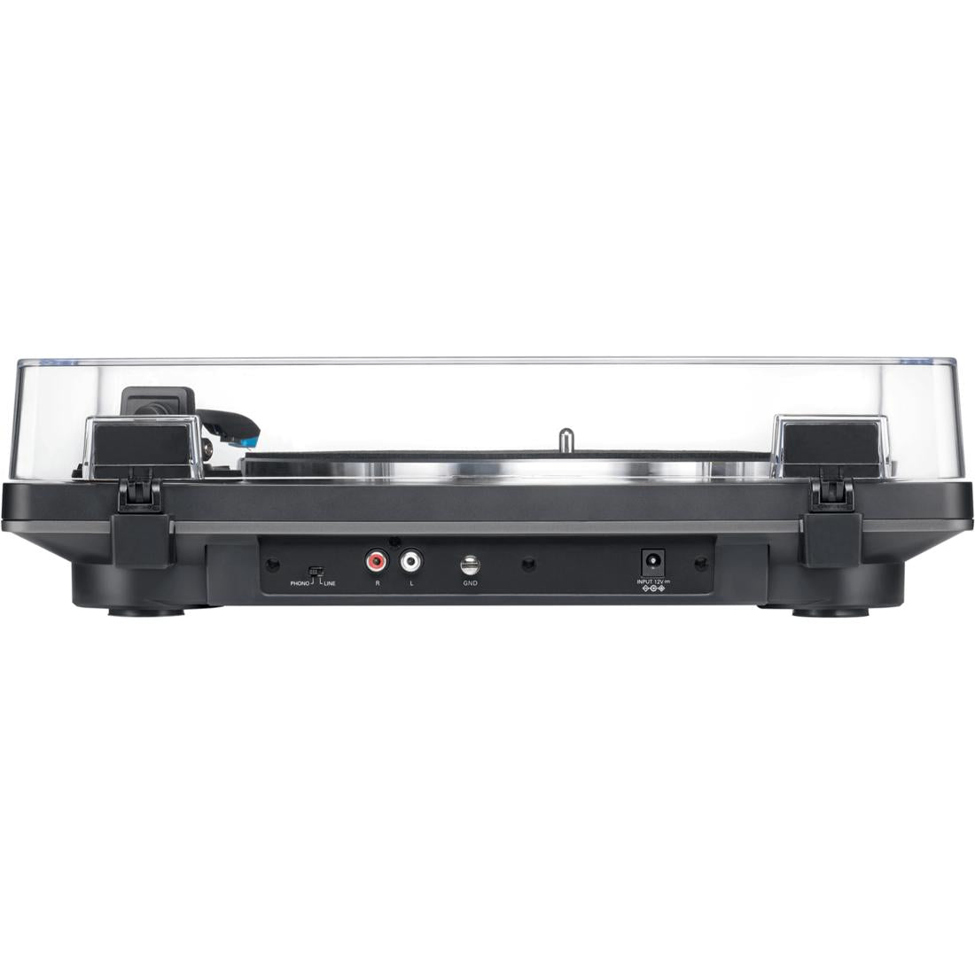 Audio-Technica AT-LP70X turntable, rear, showing I/O panel