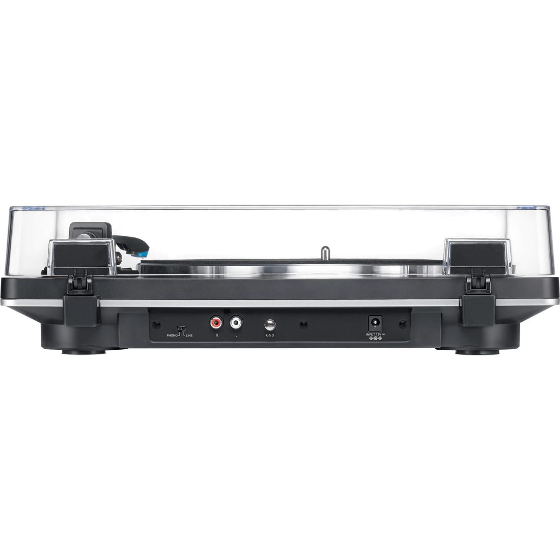 Audio-Technica AT-LP70XBT from rear showing I/O panel