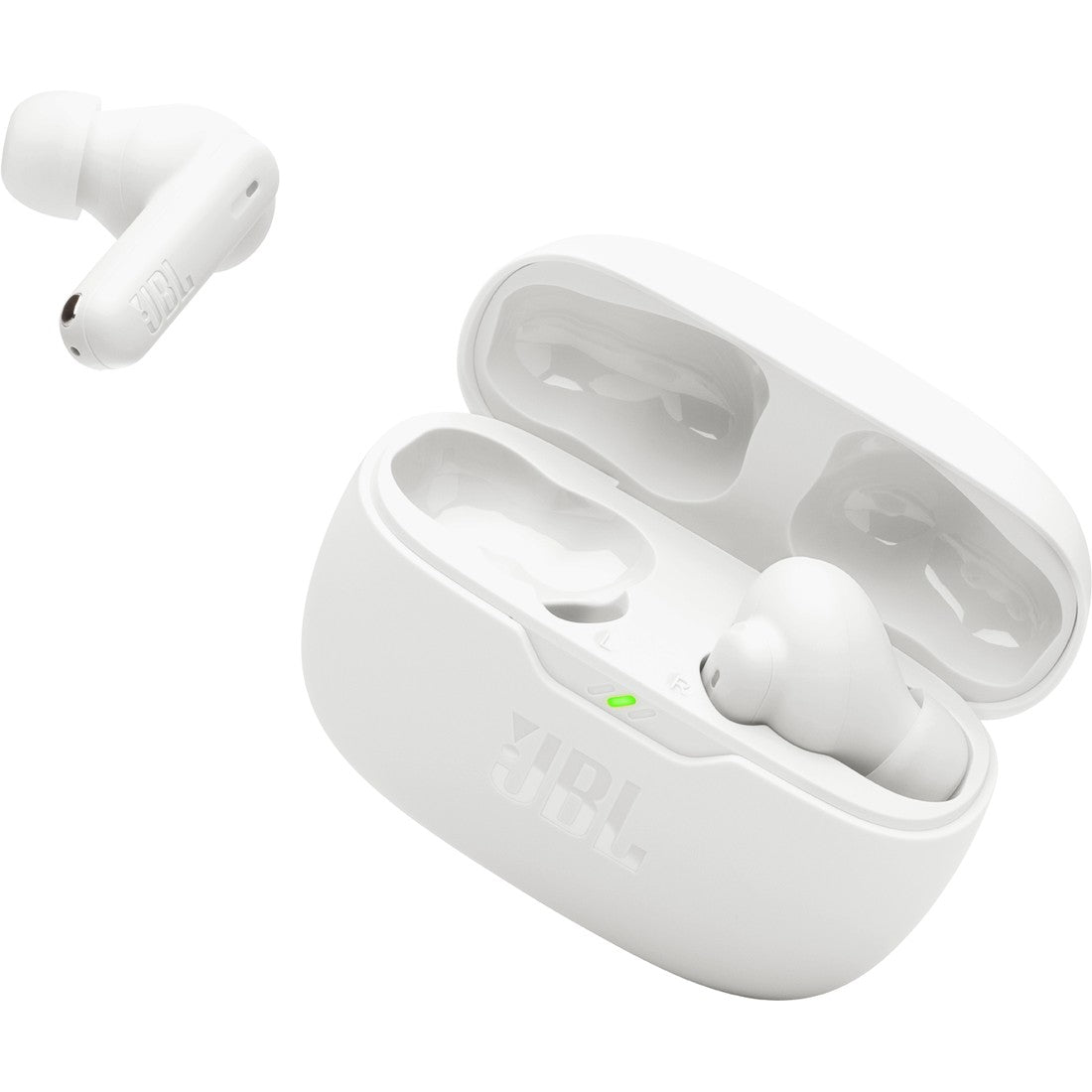 JBL Vibe Beam 2 - White - True Wireless Noise Cancelling Earbuds - Detailshot 2