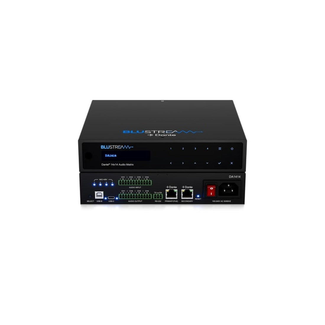 Blustream DA1414 14x14 Audio Matrix with Dante and USB