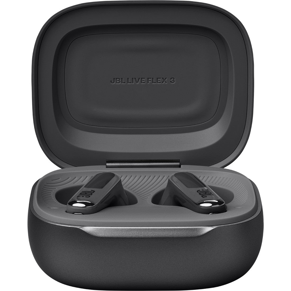 JBL Live Flex 3 - Black - True wireless noise-cancelling open-stick earbuds - Detailshot 2