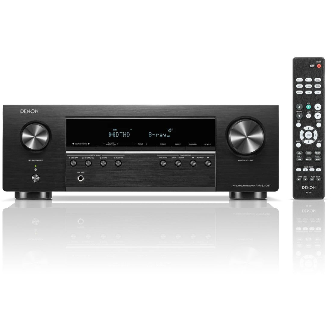 AVR-S270BT, Black, dynamic