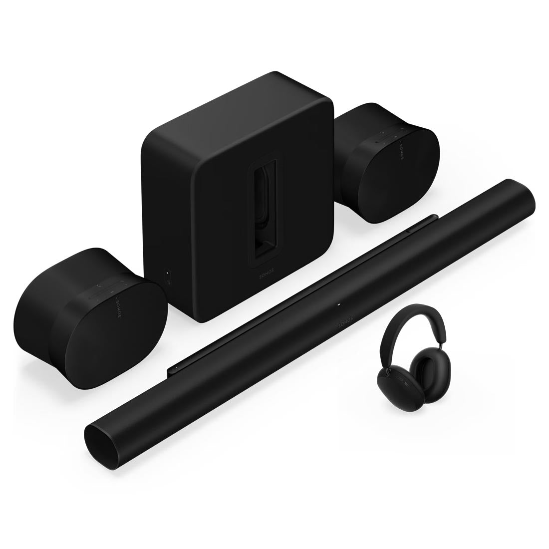 Sonos Premium Personal Entertainment Set with Arc Ultra Sonos - Ace | Arc Ultra | Sub 4 | 2x Era 300 - Bundle