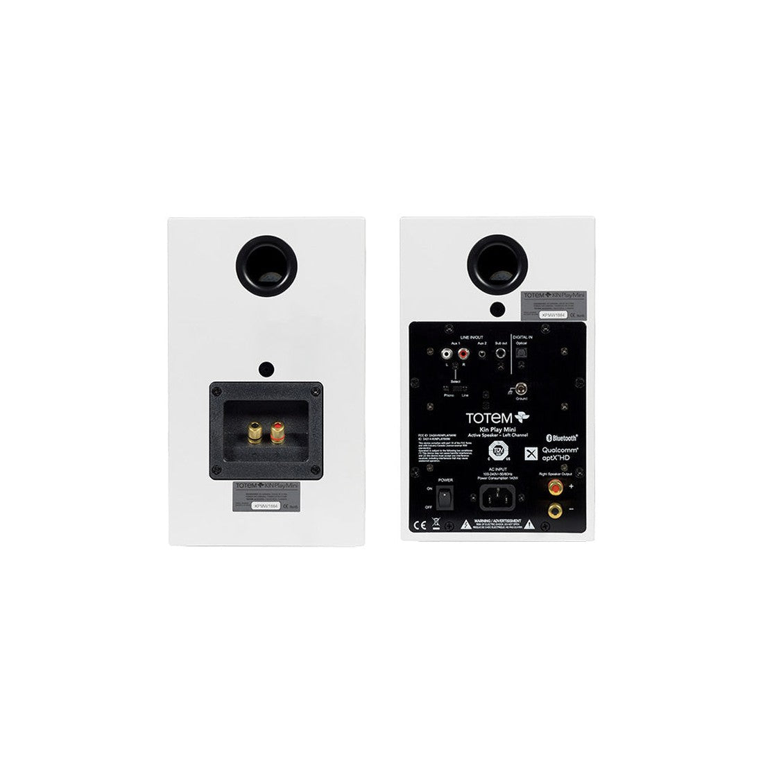 KIN PLAY MINI Bluetooth Powered Bookshelf Speaker (pair)