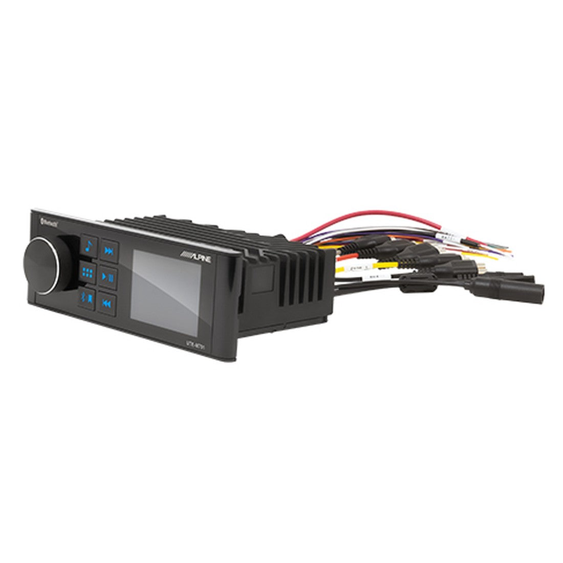 Alpine UTE-M701 Waterproof Marine Bluetooth Receiver with 2.8" Display
