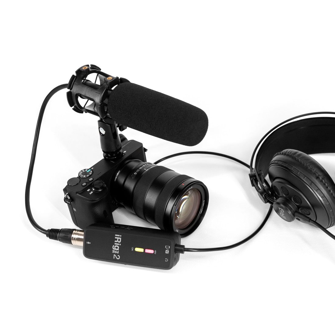 IK Multimedia iRig Pre 2 Mobile Microphone Interface with 48V Phantom Power